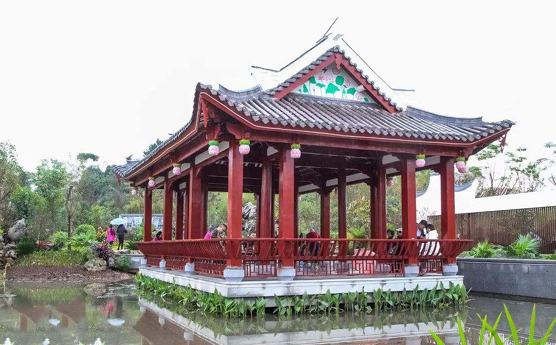 台江区红木牌匾定制：寺庙宗祠,园林景观,创意招牌,抱柱对联