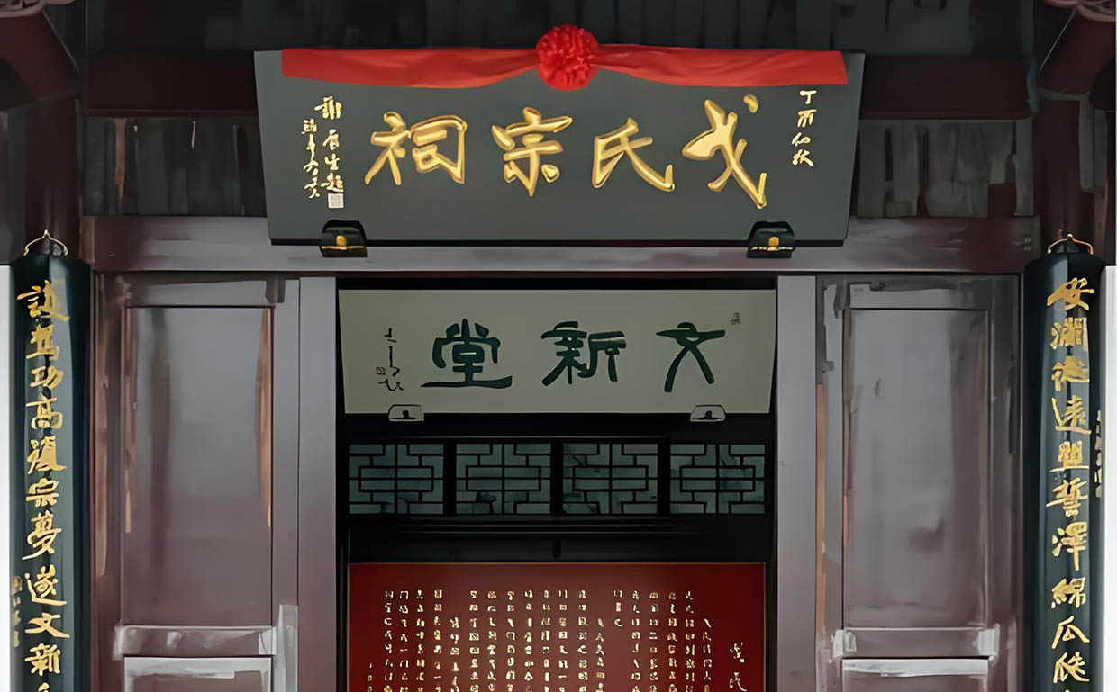 戈氏宗祠牌匾定制