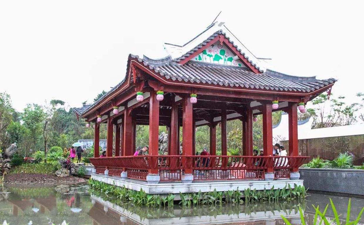 台江区红木牌匾定制：寺庙宗祠,园林景观,创意招牌,抱柱对联