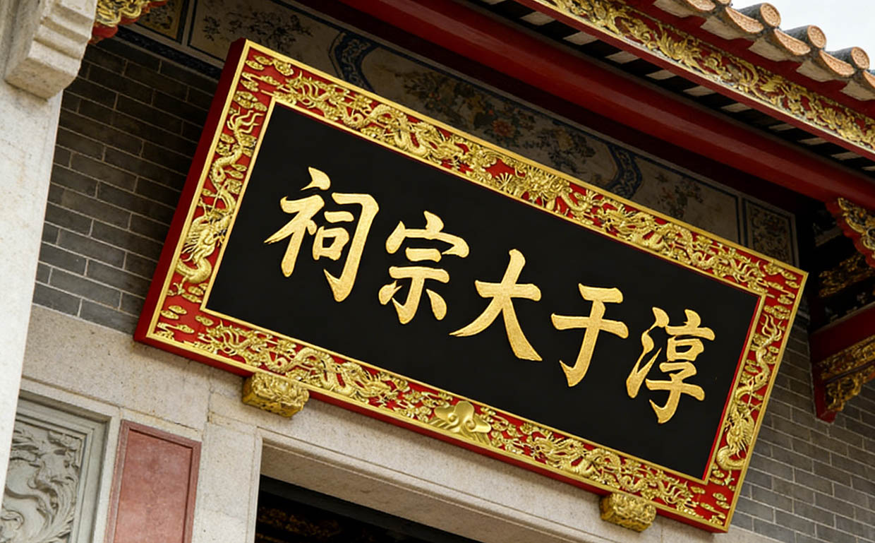 淳于氏宗祠牌匾