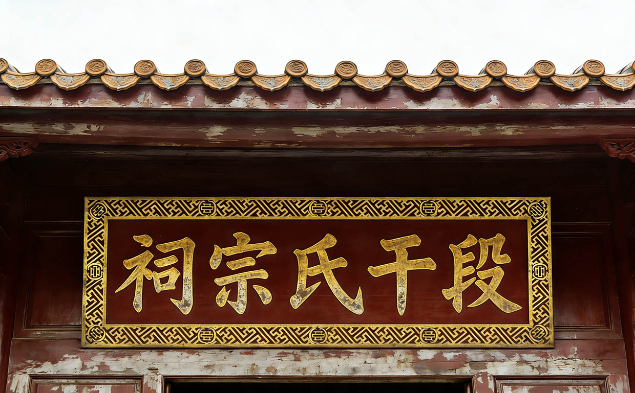 段干氏宗祠牌匾定制